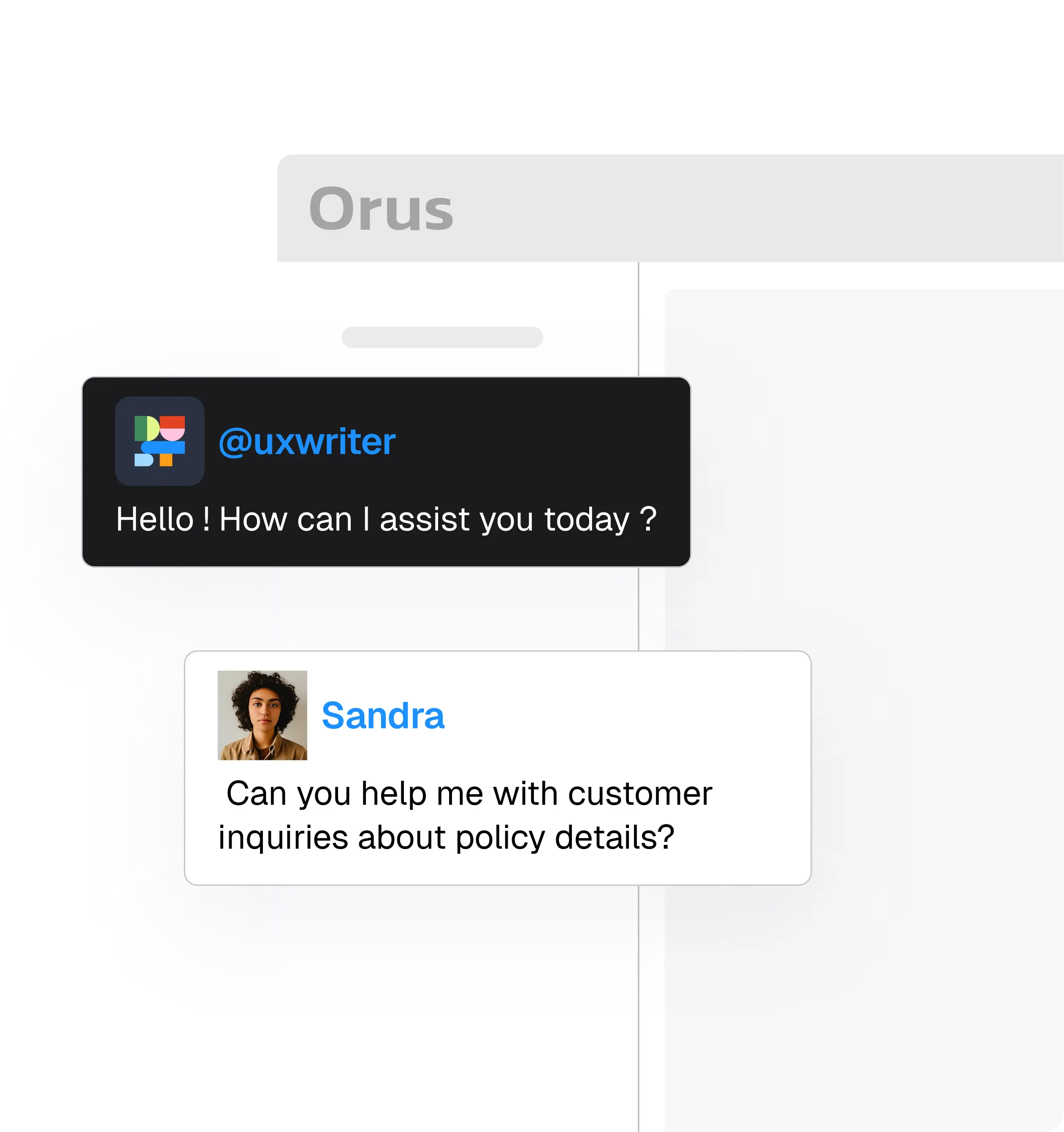 Customer service Features